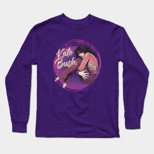 Vintage Kate Bush Fanart Design Long Sleeve T-Shirt